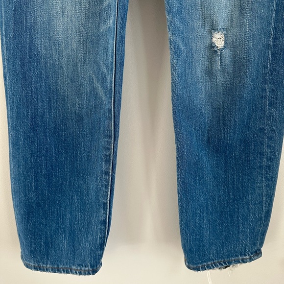 Madewell Classic Straight Jeans Distressed Size 24 high waisted - Picture 3 of 7